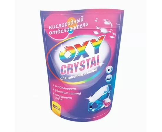 818848 - Отбеливатель кислородный 600гр. (д/цветного белья) Oxy crystal Селена СТ-18(АН3!) (1)