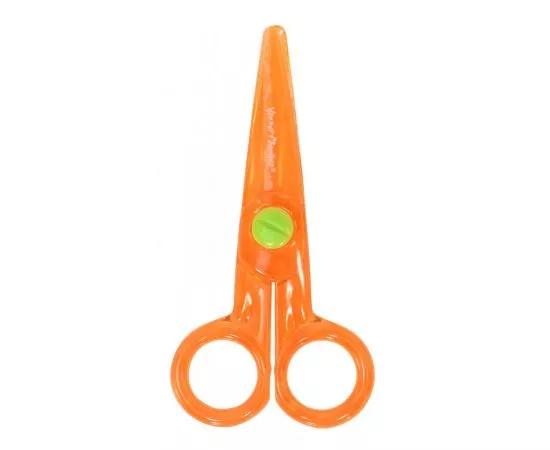 822665 - Ножницы детские Каляка-Маляка безопасные 125 мм ручки пластиковые оранж. Арт.НПКМ (1)