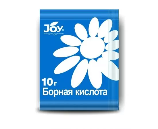 768756 - Борная кислота 10гр. (стимулятор плодоношения) JOY (1)