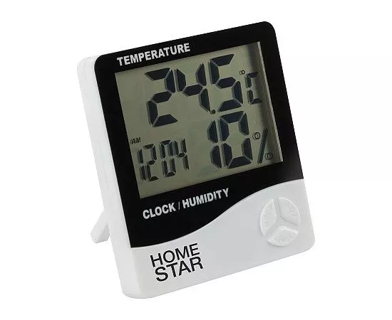 820749 - Термометр-гигрометр цифровой HOMESTAR HS-0108, температура+влажность, 1ААА (нет в компл), 104303 (1)