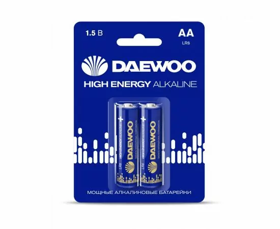 801415 - Э/п Daewoo HIGH ENERGY Alkaline LR6/316 BL2 (20!) (1)