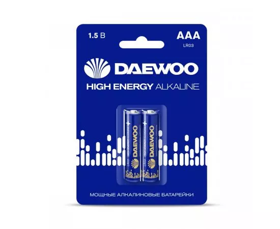 801417 - Э/п Daewoo HIGH ENERGY Alkaline LR03/286 BL2 (20!) (1)