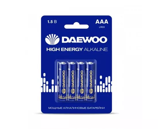 801418 - Э/п Daewoo HIGH ENERGY Alkaline LR03/286 BL4 (40!) (1)