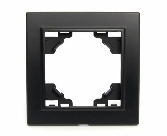 813262 - Stekker Эрна рамка СУ 1мест. черный PFR00-9001-03 39625 (1)