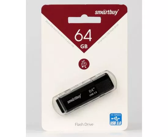 792240 - Флэш-диск (флэшка) USB UFD 3.0 Smartbuy 64GB Dock Black (SB64GBDK-K3) (1)