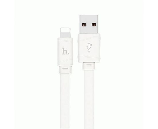 731018 - Кабель USB(A)шт. - 8pin шт. для iPhone 5/6/7/8/X, Ipod, Ipad hoco X5 бамбук, AM/Lightning M,белый,1м (1)