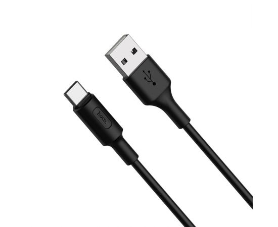 795308 - Кабель USB(A)шт. - type C шт. USB 2.0 hoco X25, AM/Type-C, черный, 1м, 19159 (1)