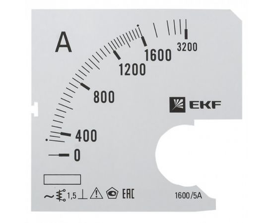 829295 - EKF Шкала сменная для A721 1600/5А-1,5 PROxima s-a721-1600 (1)