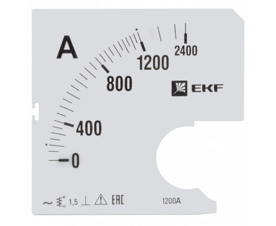 829302 - EKF Шкала сменная для A961 1200/5А-1,5 PROxima s-a961-1200 (1)