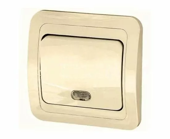 144550 - Makel Mimoza выкл. СУ 1кл. крем. (инд.) 25021 (1)