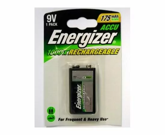 28120 - Аккумулятор Energizer /6F22 175mAh 9V Ni-MH BL1 (1)