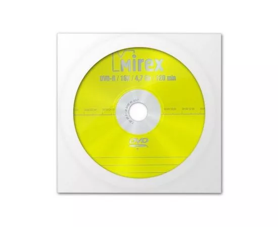 28163 - DVD-R Mirex 16x, 4.7Gb в бумажном конверте с окном (1)