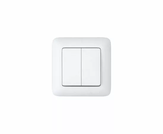 28218 - Schneider Прима выкл. СУ 2 кл. 10А бел. (пл.осн.) ВС5У-218-б (замена код 622084) (96!) (1)