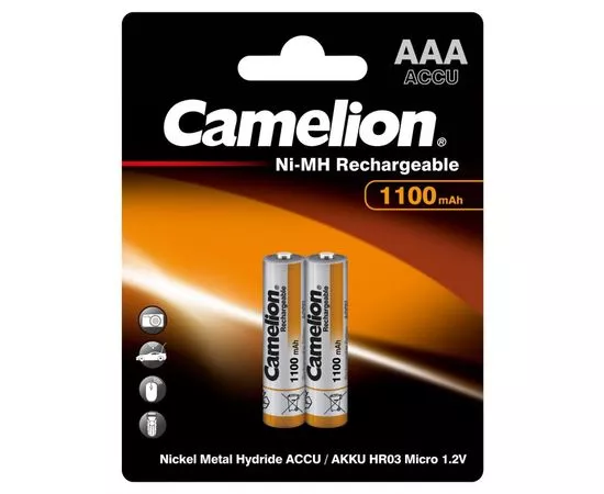 29823 - Аккумулятор Camelion R03 1100mAh Ni-MH BL2 (1)