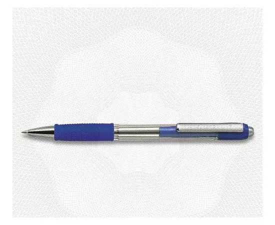 49283 - Ручка шарик. PILOT BPGP-20R-F автомат. синяя паста с резин.манжет. 45572 (1)