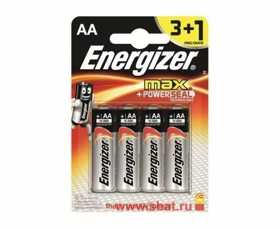 55582 - Элемент питания Energizer MAX  LR6/316 BL3+1 (1)
