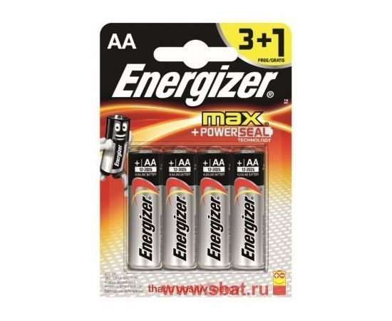 55582 - Элемент питания Energizer MAX LR6/316 BL3+1 (1)