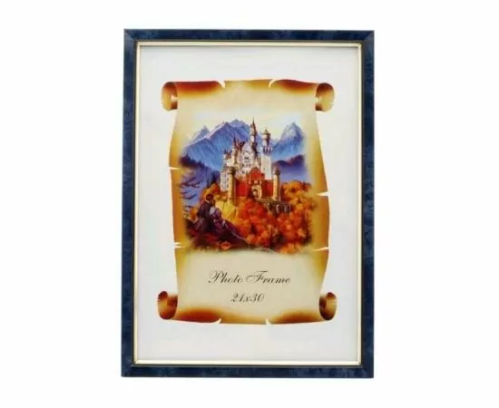 59925 - Фоторамка (пластик) Fotocontrast collection 15x21 684 бирюза (1)