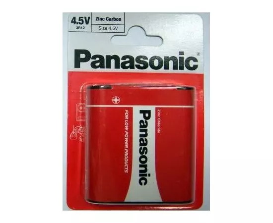 62134 - Элемент питания Panasonic Zinc Carbon 3R12 BL1 (1)