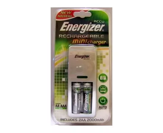 99709 - Зарядное устройство Energizer R03/R6x1/2 (200mA) таймер/откл (акк.2R6x2000mAh) Mini E300701301 (1)