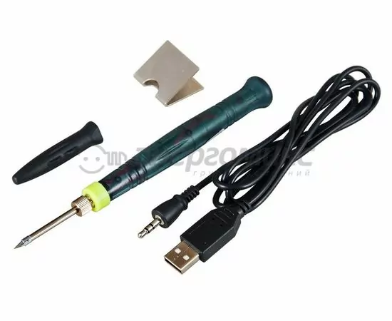 585023 - Паяльник мини 8Вт/5V (ZD-20U) с керамическим нагревателем и питанием от USB REXANT 12-0180 (1)