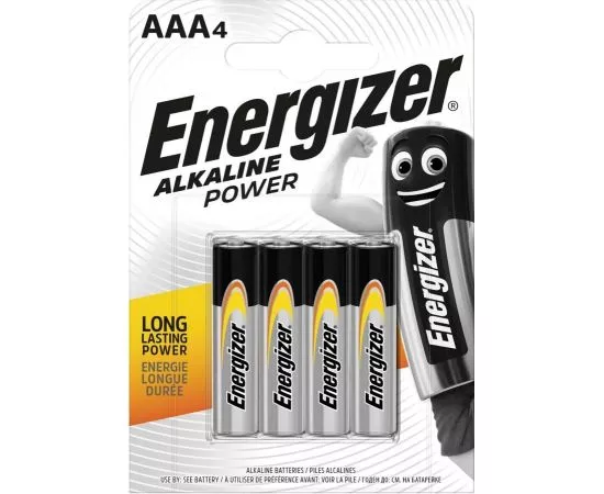678831 - Элемент питания Energizer Alkaline Power LR03/286 BL4 (1)