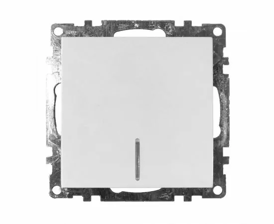 814350 - STEKKER Катрин мех. выкл. СУ 1 кл. 10А инд. белый GLS10-7101-01 39299 (1)