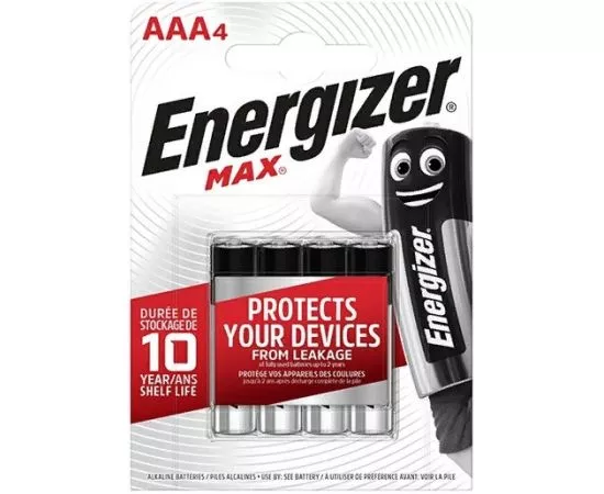 829929 - Элемент питания Energizer MAX LR03/286 BL4 (1)