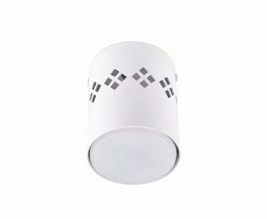 830124 - Fametto SOTTO св-к накладной спот GX53 max.15W+LED 3W 80x80x100 метал/бел  DLC-S616 GX53 WHITE (1)