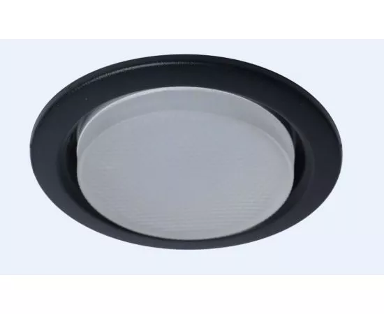 830050 - ЭРА GX53 KL35 SBK св-к встр 106х38(90) черный матовый с монт.кольцом 1053 (1)