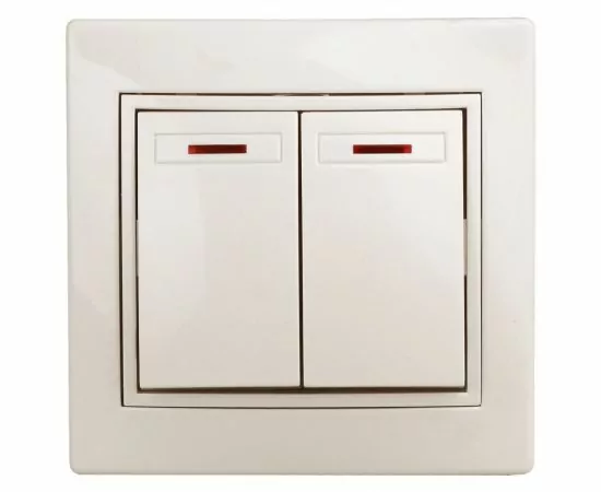 834497 - ЭРА Intro Plano выкл. СУ 2кл. инд. 10А, сл.кость, 1-105-02 (1)