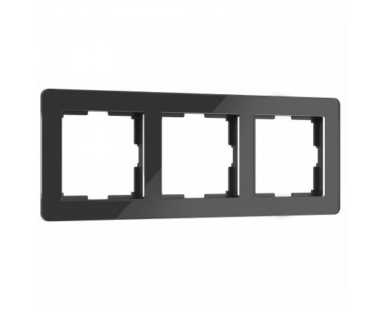 834026 - Werkel рамка СУ 3 мест. Acrylic (черный) W0032708 (1)