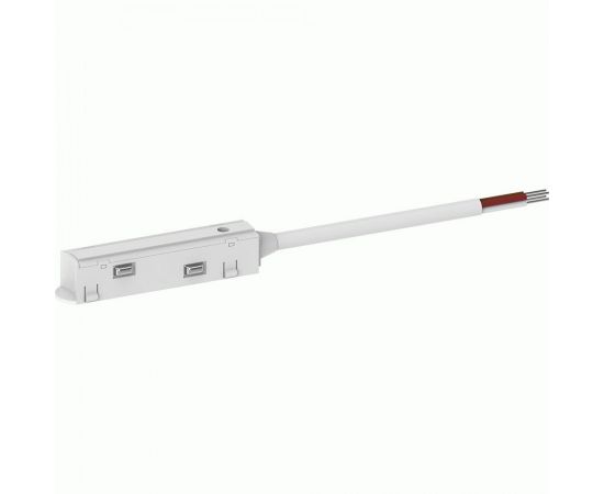 835930 - Feron Соединитель-коннектор для магнитного шинопровода, белый токоввод 2м LD3001 41970 (1)