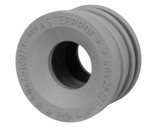 838089 - МастерПроф Манжета для канализации серая ТЭП 40х25мм, МР-У, ИС.131767 (отгр.с уд скл.крат.20!!!) (1)