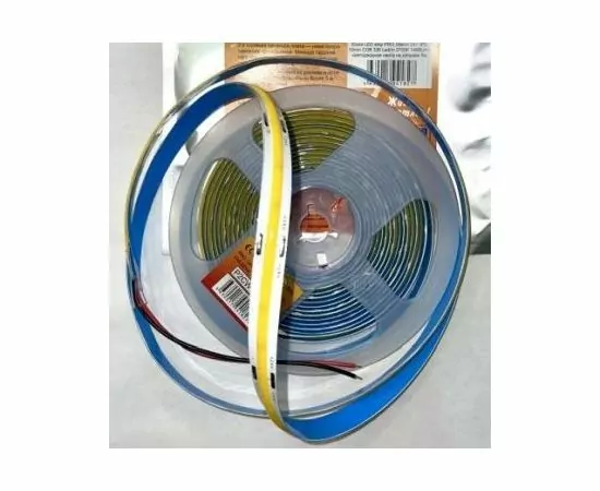 838204 - Ecola лента св/д 24V 14W/m COB 330led/m IP20 2700K 2K 1400lm/m 5м интерная P2CW14ESB (1)