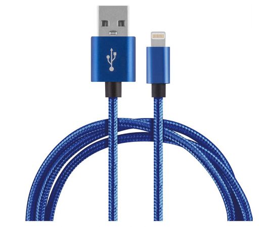 838843 - Кабель Energy ET-27 USB(A)шт. - 8 pin шт. (lightning, iphone), 1м, синий (1)