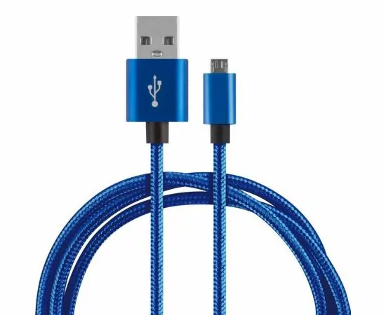 838844 - Кабель Energy ET-27 USB(A)шт. - microUSBшт., 1м, синий (1)