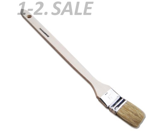 603981 - SANTOOL Кисть радиаторная 1,5 деревянная ручка, арт.10140-012-015 (1)