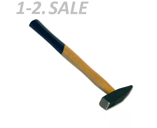 604394 - SANTOOL Молоток 300г, немецкого типа деревян.ручка (квадратн.боек) арт.30811-030 (1)
