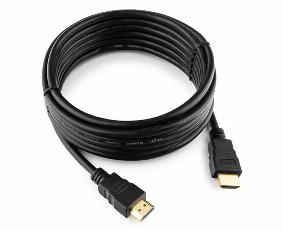 607470 - Кабель HDMI Gembird CC-HDMI4-15, 19M/19M, 4.5м, v1.4 черный, позолоченные разъемы, пакет (1)