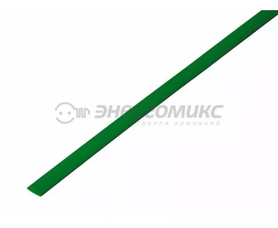 607728 - REXANT термоусадка трубка ТУТ 4/2 мм 1м зеленая, цена за шт (50!), 20-4003 (1)