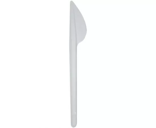 838353 - Одноразовая посуда Нож столовый 165мм 12шт/уп (цена за уп.) белая ПС 185110 Мистерия (1)