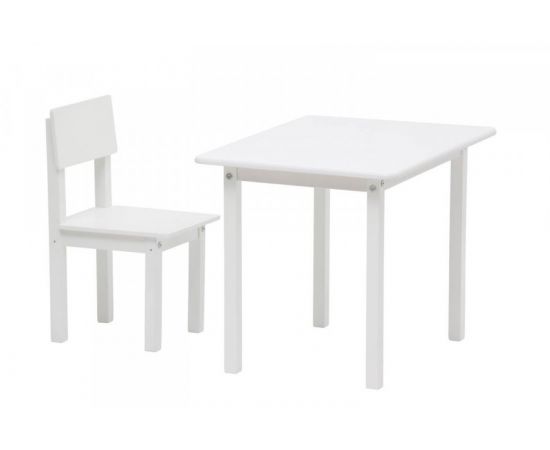 833191 - Комплект детской мебели Polini kids Simple 105 S, белый (мест 1) (1)