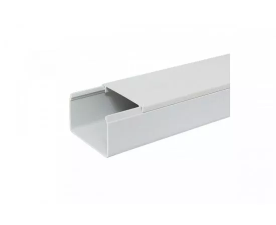841706 - IDEAL (ИДЕАЛ) кабель-канал ПВХ 15х15 (16х16) БЕЛЫЙ, 2-й замок (гофроКОРОБ 80м, цена за 1м) 8733 (1)