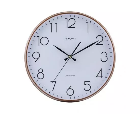 845672 - Часы настенные APEYRON круг d360x41 графит пластик плавный ход (1xAA нет в компл) PL2207-345-2 (1)