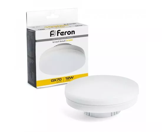 846539 - Feron GX70 12W 1030Lm 2700K 2K 40х110 матовая LB-471 48300 (1)