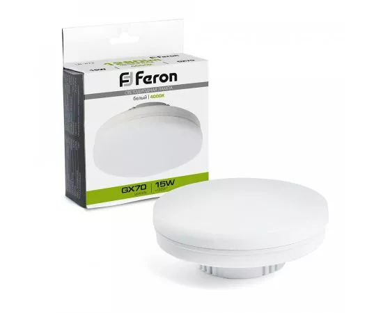 846546 - Feron GX70 15W 1280Lm 4000K 4K 40х110 матовая LB-472 48304 (1)