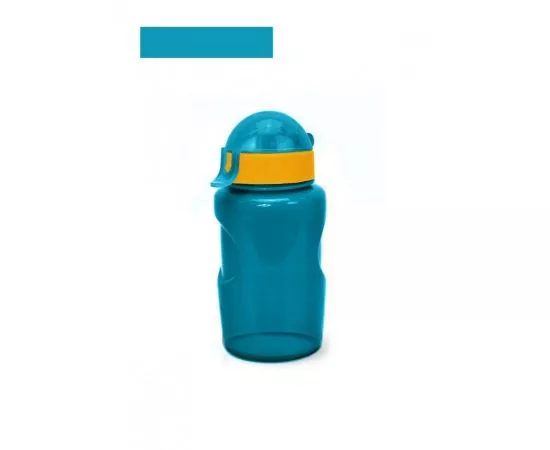 848978 - Бутылка для воды и напит. с трубочкой LIFESTYLE, 350мл, бирюзовая, КК0350 WOWBOTTLES (1)