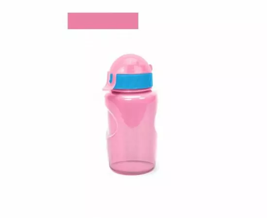 848979 - Бутылка для воды и напит. с трубочкой LIFESTYLE, 350мл, розовая, КК0353 WOWBOTTLES (1)