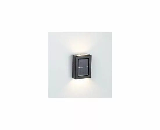 849058 - ЭРА св-к на солн.батарее настенный ПРАКТИК 2LED фасадный подсветка 75х30х100 ERAFS024-02 7428 (1)